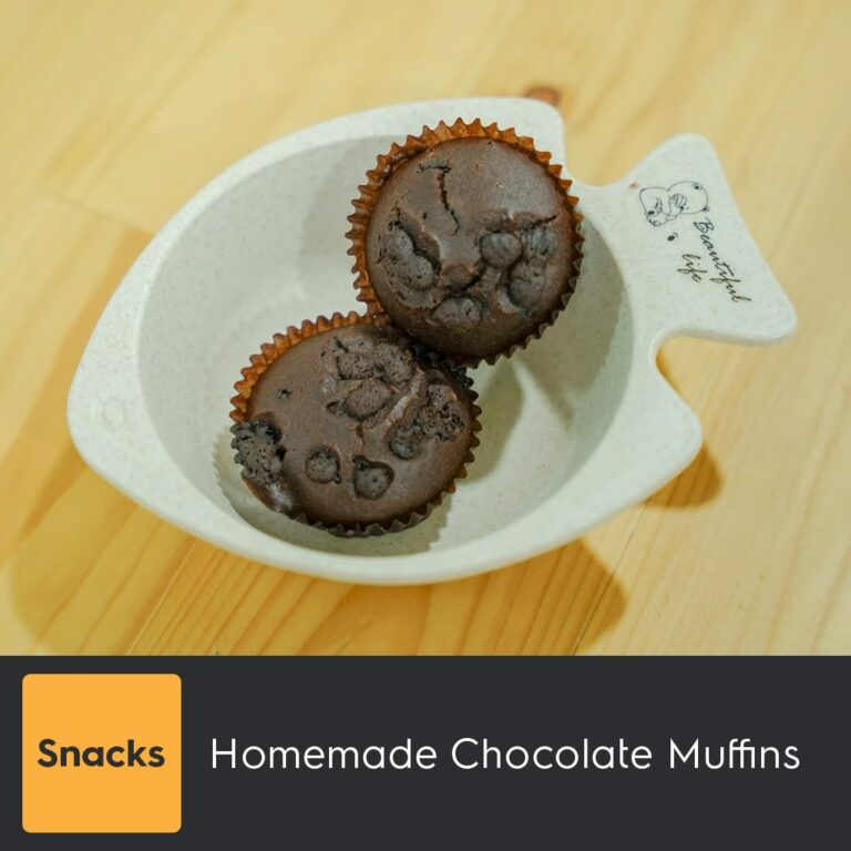 Homemade Chocolate Muffins-min